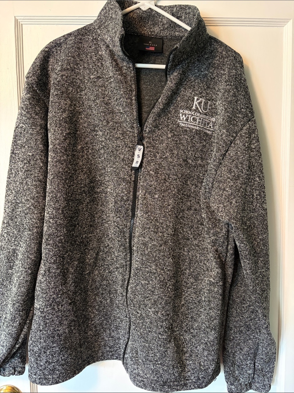 Gray Full-Zip Jacket